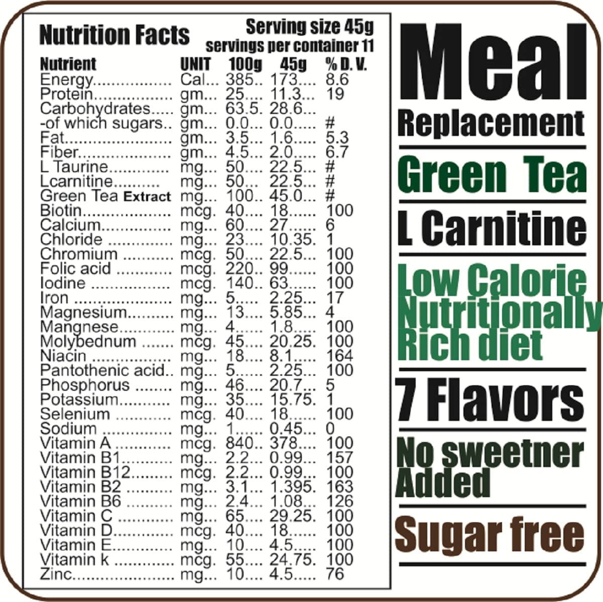 Develo Slimming Protein shake, Belly Fat Burner, Gym Supplement 500gm P- image 6