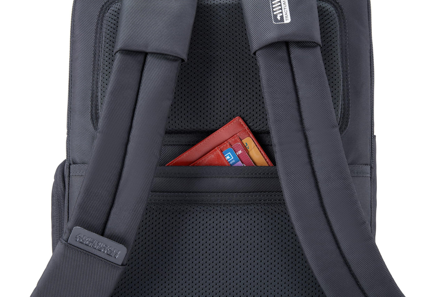 American Tourister Zork Pro | 19 Ltrs | 2 Compartments | Ergonomic Padded Back Panel & Shoulder Straps | Executive Backpack | 1 Year International Warranty | Black