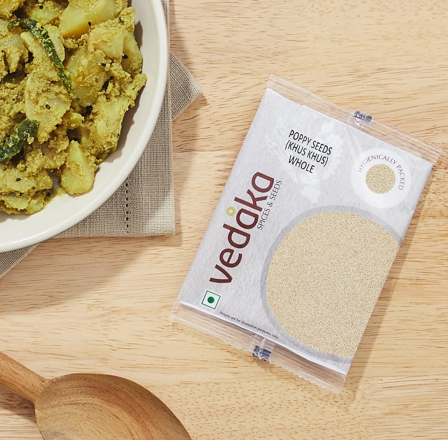 Amazon Brand - Vedaka Poppy Seeds (Khus Khus), 100g