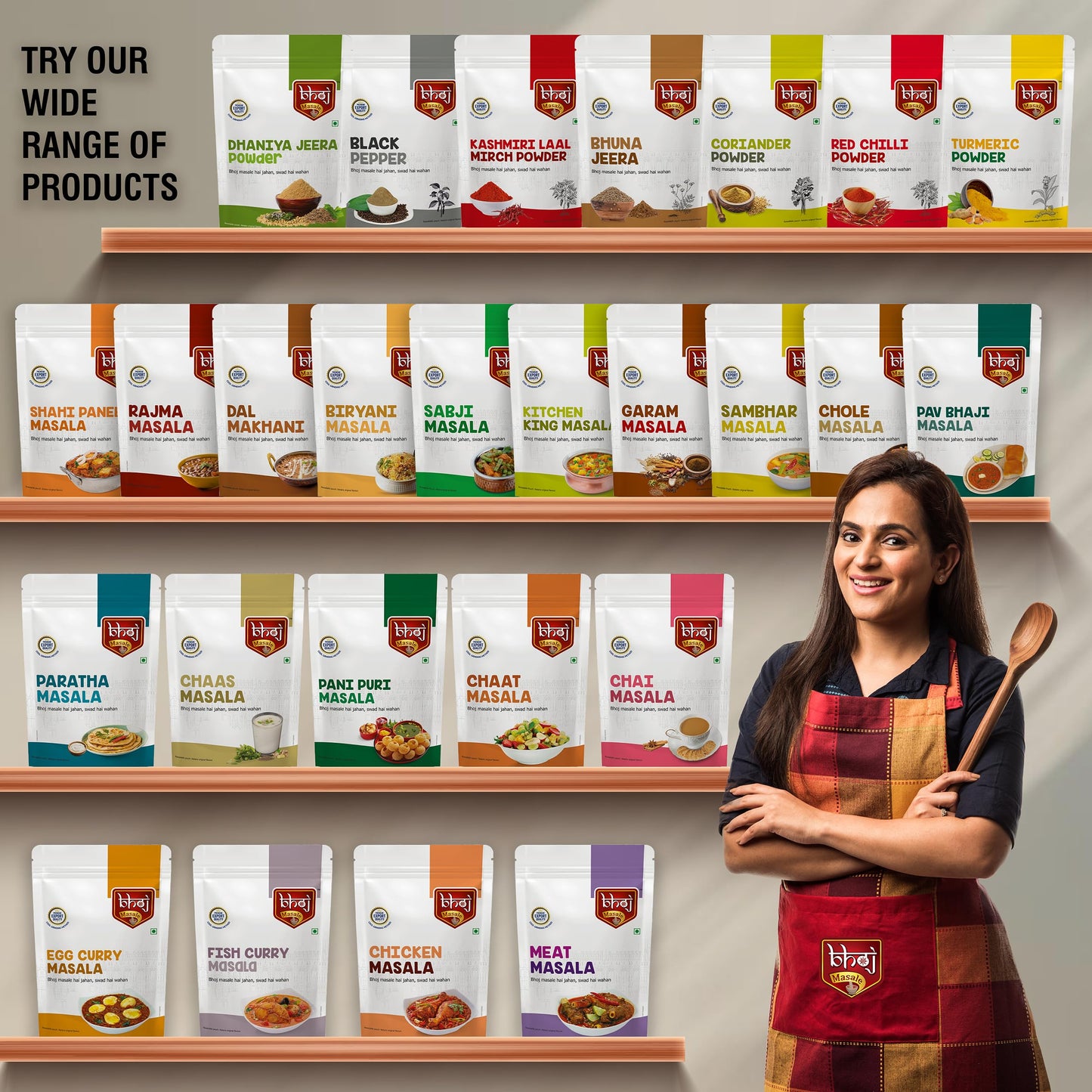 Bhoj Masale Meat Masala Powder 200GM | Traditionally Blended Authentic Natural | For Healthy Delicious & Flavourful Cooking | No Preservatives