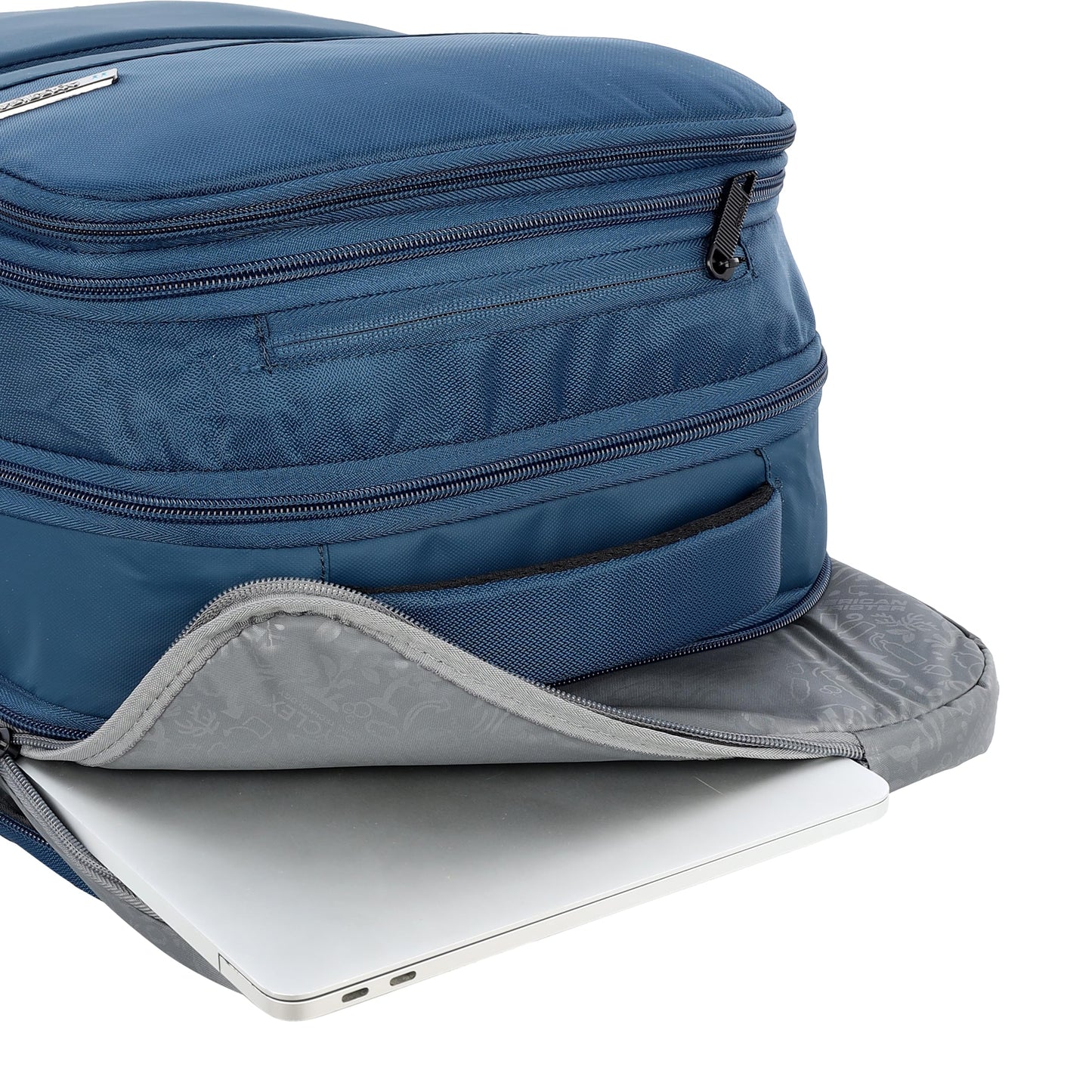 American Tourister Segno 2.0 Polyester Unisex 5 Compartment Laptop Backpack (Blue, FREE SIZE)