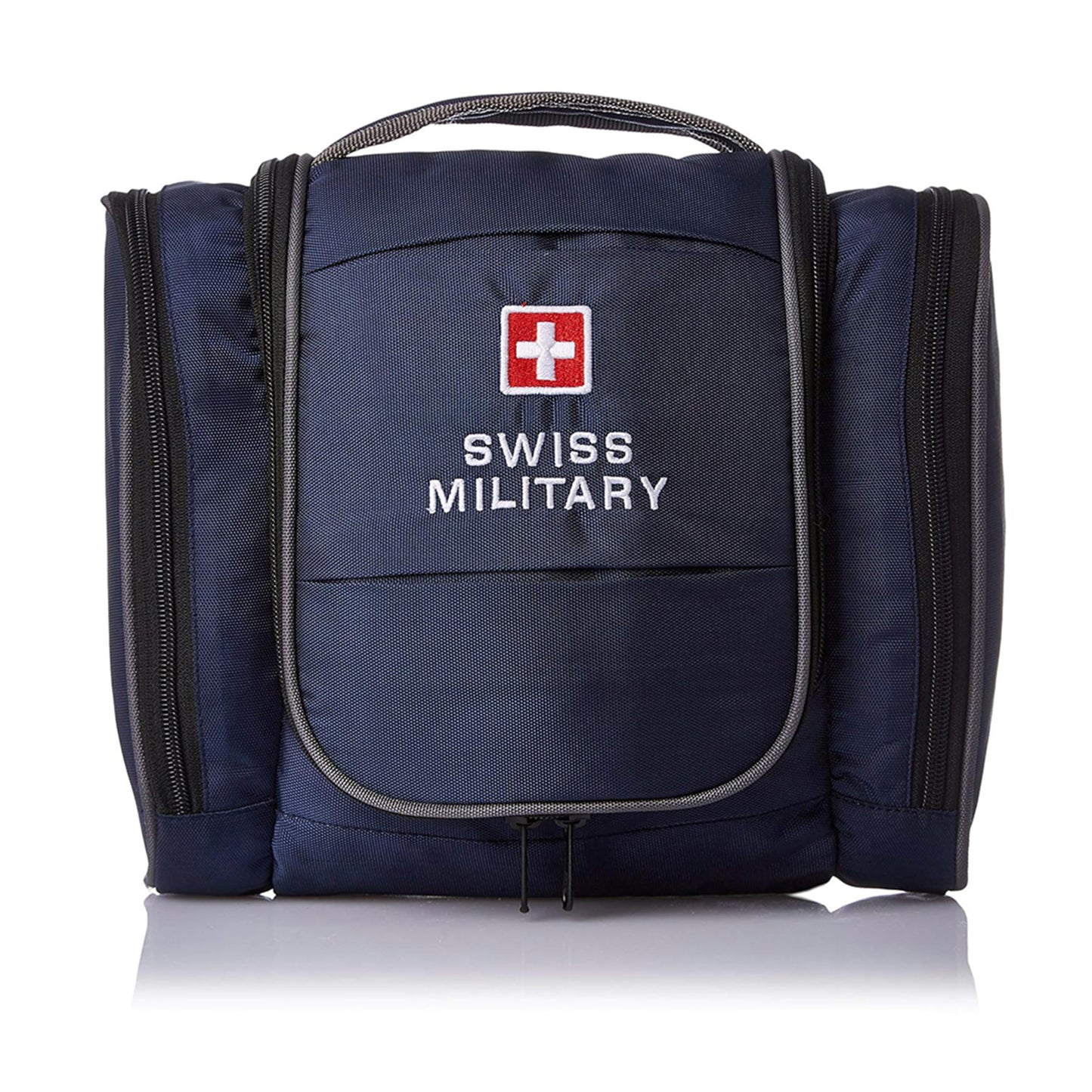 SWISS MILITARY Laptop Backpack 31L & Blue Toiletry Bag Combo Water-Resistant Travel Bag Set for Men Women with Laptop Compartment & Multiple Pockets