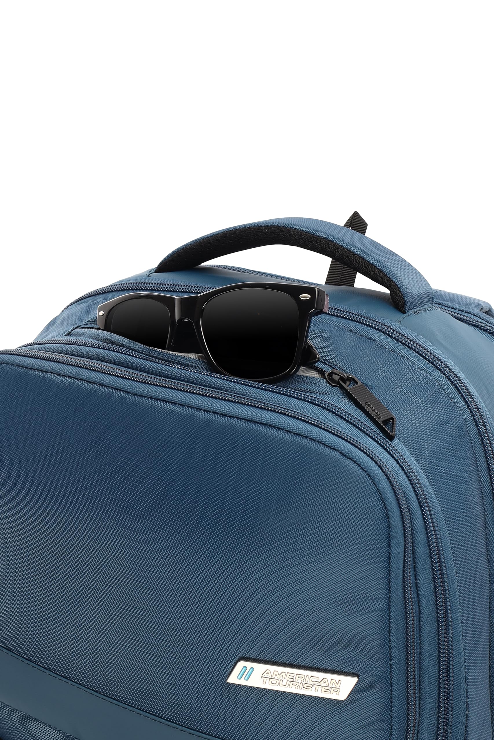 American Tourister Segno 2.0 Polyester Unisex Laptop Backpack (Blue, FR- image 2