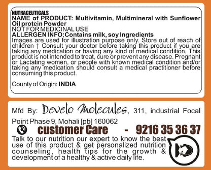 Develo Protein Powder for Men & Women, Whey, Milk & Soy (Triple Protein- image 4