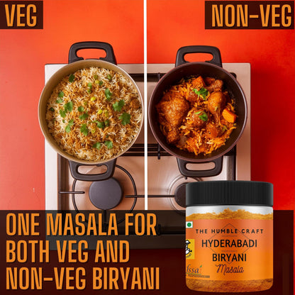 The Humble Craft Hyderabadi Biryani Masala - for Veg, Mutton, Chicken Biryani Masala - Biryani Masala Powder - 100gms