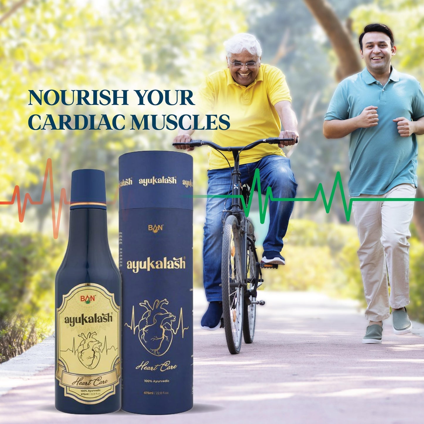 AYUKALASH Heart Care Ayurvedic Syrup 675 ml | Herbal Blend with Ayurveda Ingredients | Zero Sugar Formula | Natural Chyawanprash Based Supplement for Wellness, Digestion, Blood Pressure & Cholesterol