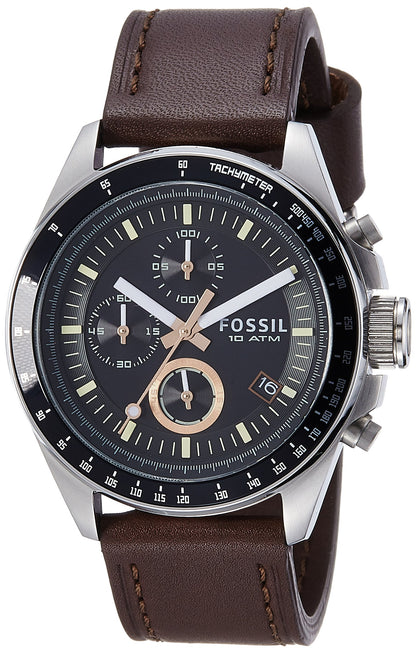 Fossil Decker Analog Black Dial Men's Watch - CH2885I