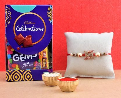 SFU E Com Cadbury Celebration With Rakhi|Rakhi Chocolate For Brother|Rakhi With Celebration Hamper|029,60 Grams