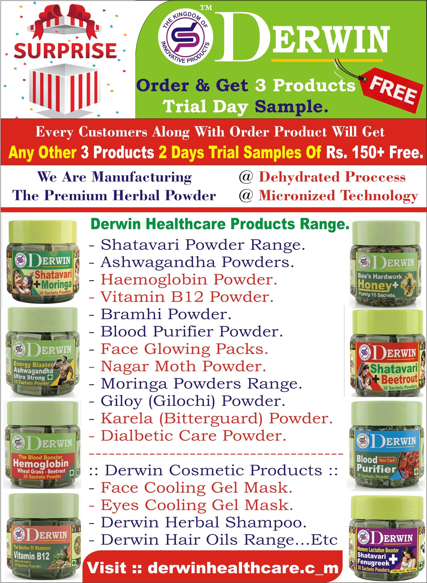 DERWIN Micronized Shatavari & Kolonji Powder | 100% Herbs & 0% Sugar | Others Brands 20% Shatavari + 80% Sugar | Ultra Fine Micronised Technology | Milk Booster for New Mothers | Female Tonic And Herbal Health Suppliment | Natural Lactation Supprt | Satav
