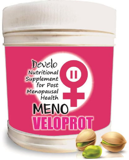 Develo Menopause Supplement for Women, Manage Hot Flashes, Night Sweats, Stress, Hormonal Imbalance - 500g Elaichi Pista