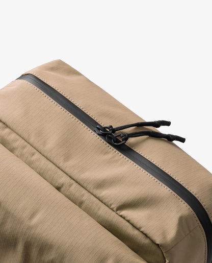 DailyObjects Taiga Backpack (19L) Ultra Light Office/Travel Laptop Backpack (19L) for Men & Women with 15inch Compartment, Water-Repellent, Multi-Pocket, Bottle Holders with Trolley Strap- S& Beige