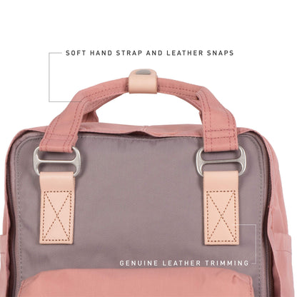 Doughnut Macaroon Classic 16L Backpack, Lightweight Water-Resistant Daypack with 14" Laptop Compartment, Unisex Casual Travel & School Bag