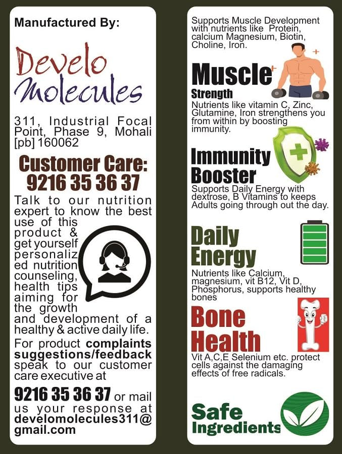 Develo Diabetic Protein Powder Sugar Free Food Supplement For Diabetes- image 3