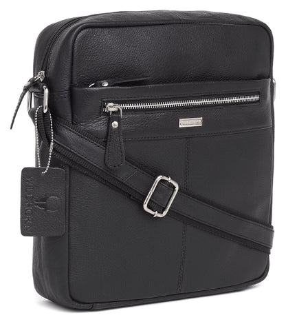 WildHorn Genuine Leather Sling Messenger Bag | Stylish, Functional & Spacious | Adjustable Strap | 1-Year Warranty