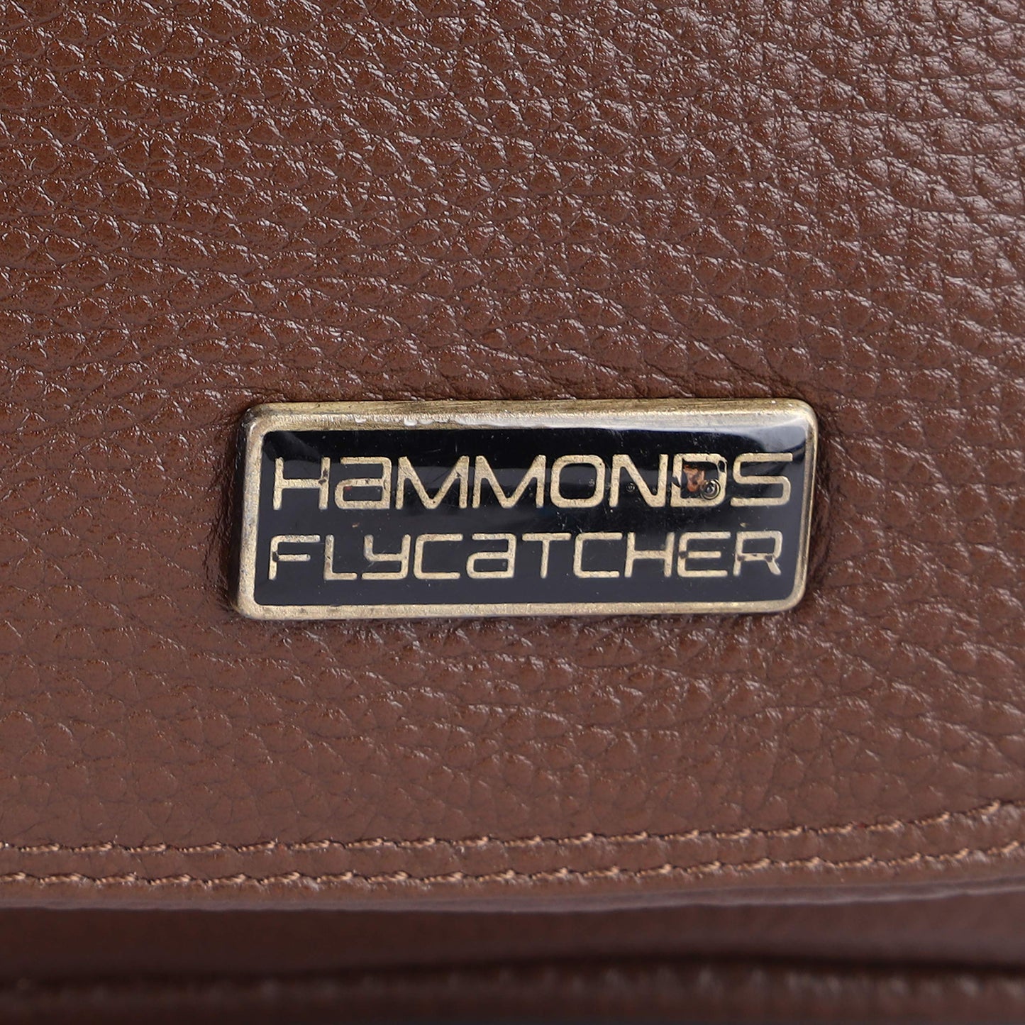 HAMMONDS FLYCATCHER Unisex Adult Genuine Leather Sling Bag, Stylish and Spacious Crossbody Bag for Daily Use, Travel - Adjustable Strap, 1 Year Warranty - Brushwood, Brown