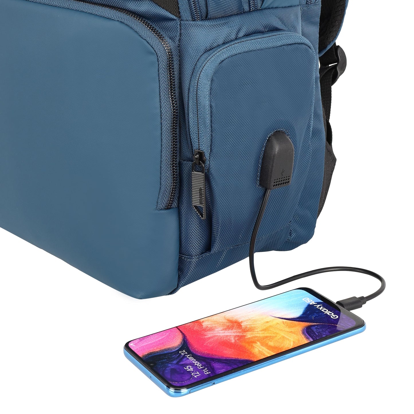 American Tourister Segno 2.0 Polyester Unisex 5 Compartment Laptop Backpack (Blue, FREE SIZE)