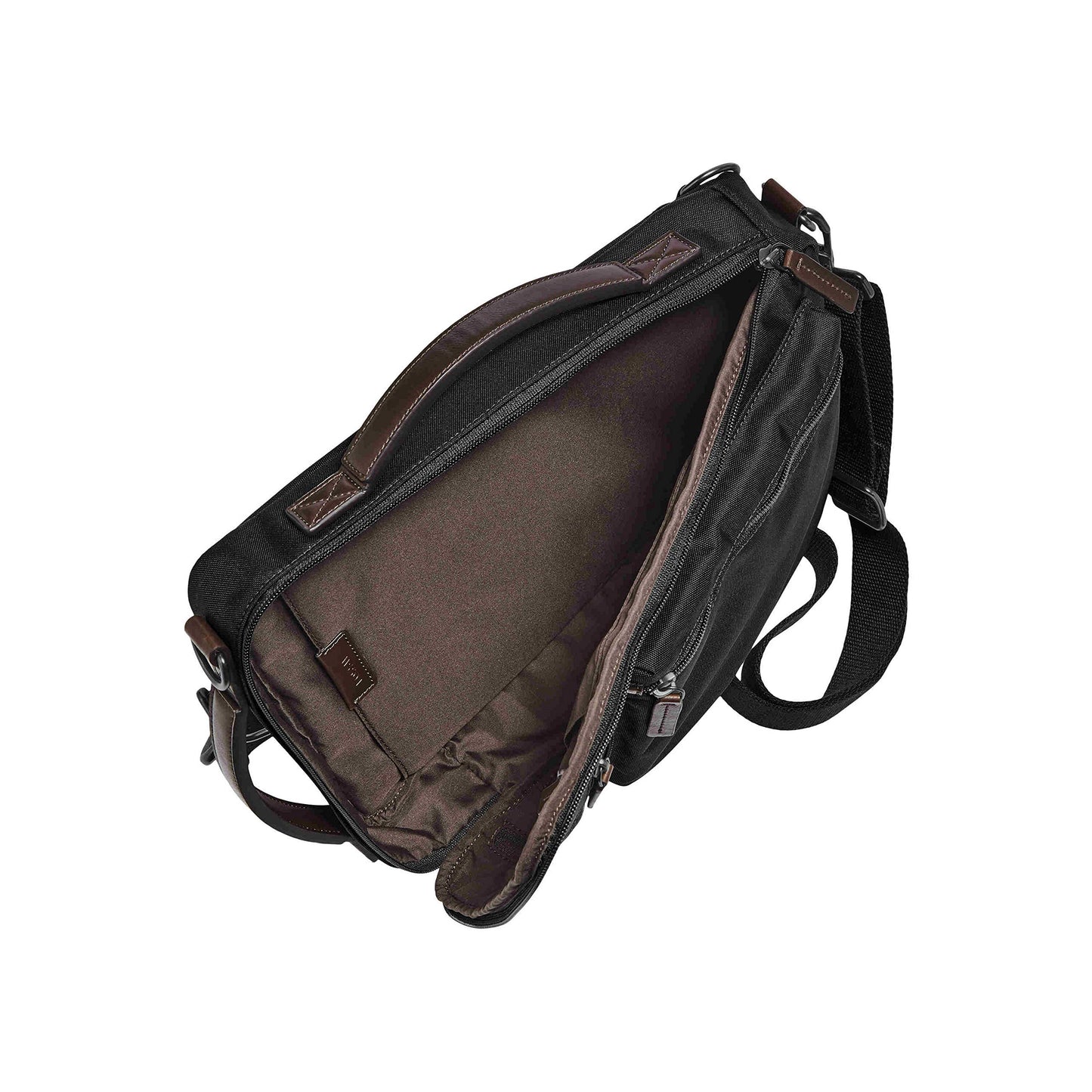 Fossil Mens Buckner Nylon 25.4 Cms Black Gym Shoulder Bag (Mbg9475001)- image 2