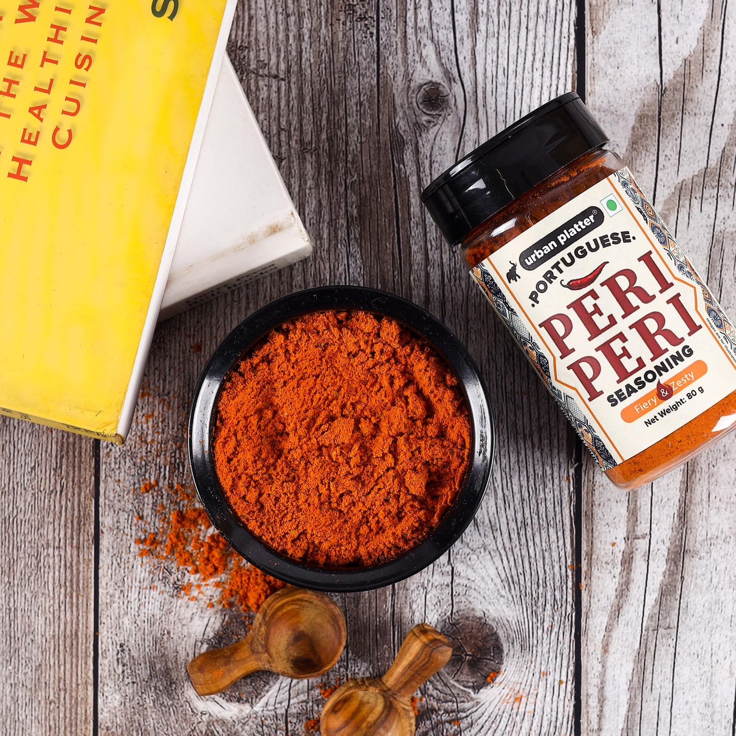 Urban Platter Portuguese Peri Peri Seasoning, 80g (Signature African-Style spice blend | Fiery and Zesty)