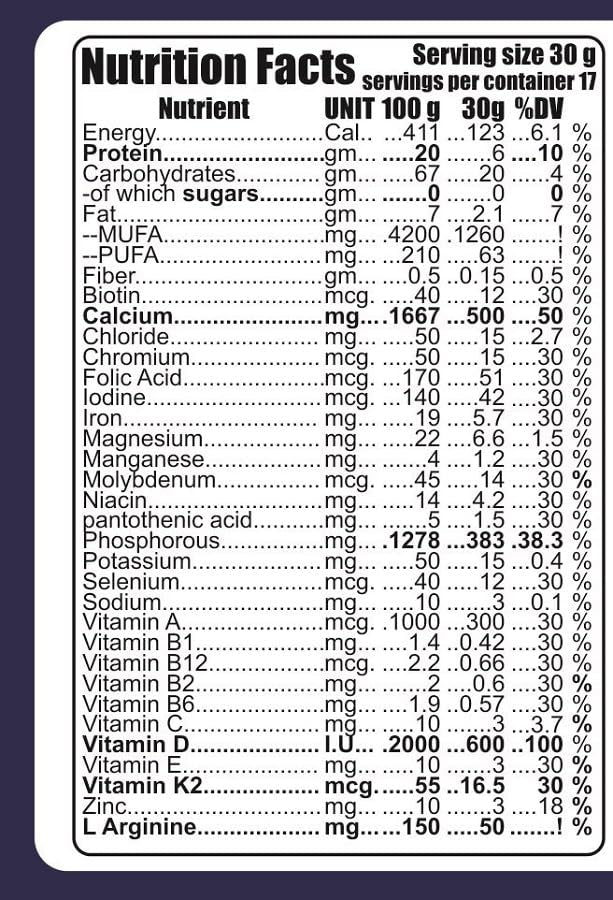 Develo Osteo Veloprot for Bone Health & Quick Fracture Healing - 500 g- image 7
