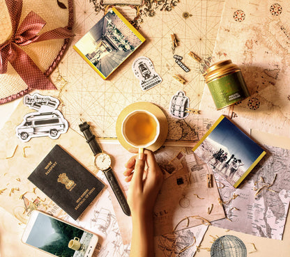 OH CHA - Muscatel Darjeeling Tea|Premium Single Estate 100% Whole Leaf Black Tea|Seductively Sweet Muscatel Flavor|Pure Unblended Darjeeling Long Leaf Tea|35Gram Tin Caddy - Loose Leaves