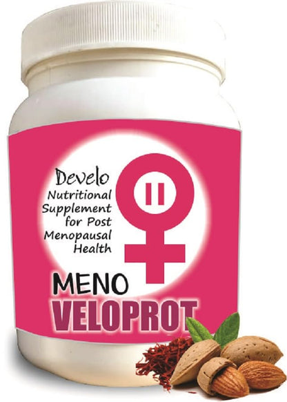 Develo Menopause Supplement for Women, Manage Hot Flashes, Night Sweats, Stress, Hormonal Imbalance - 1kg Kesar Badam