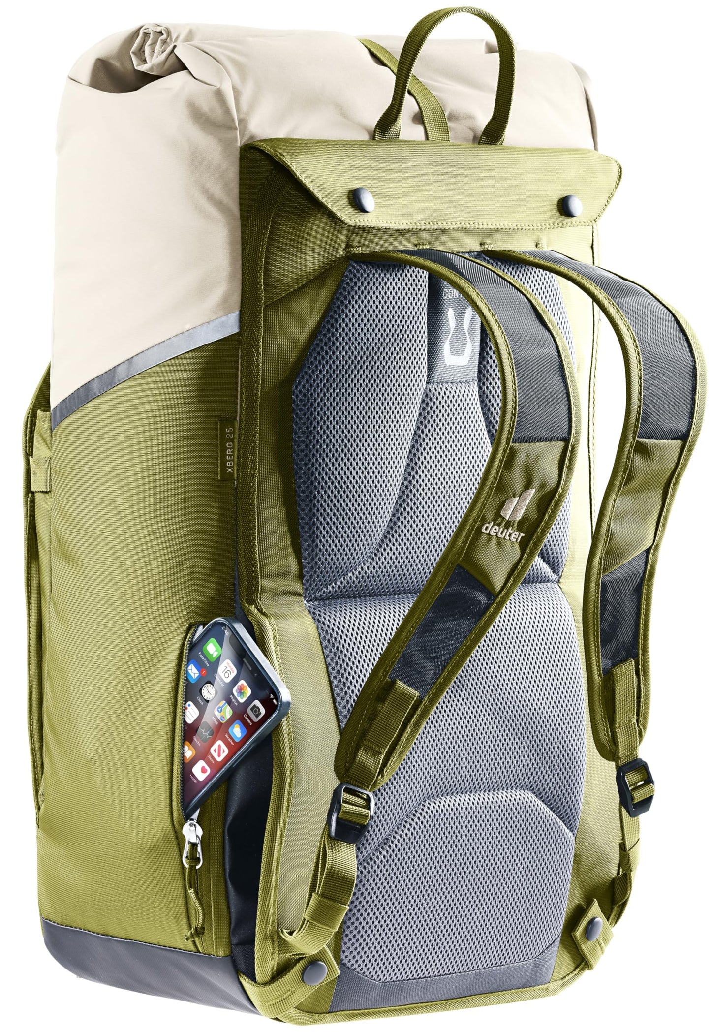 Deuter Unisex Green Xberg 25L Backpack with Organized and Comfortable Lifestyle Day Pack for Explorers and Travellers