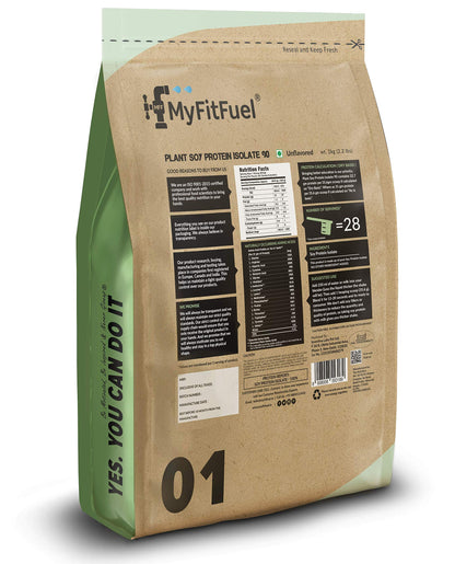 MyFitFuel Plant Soy Protein Isolate 90 | Pure Soy | 1 Kg, 28 Servings (- image 6