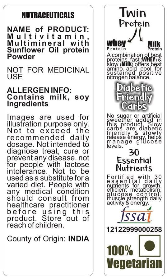 Develo Whey Protein Powder Sugar Free Snack for Diabetes Care - 1kg (Pa- image 5