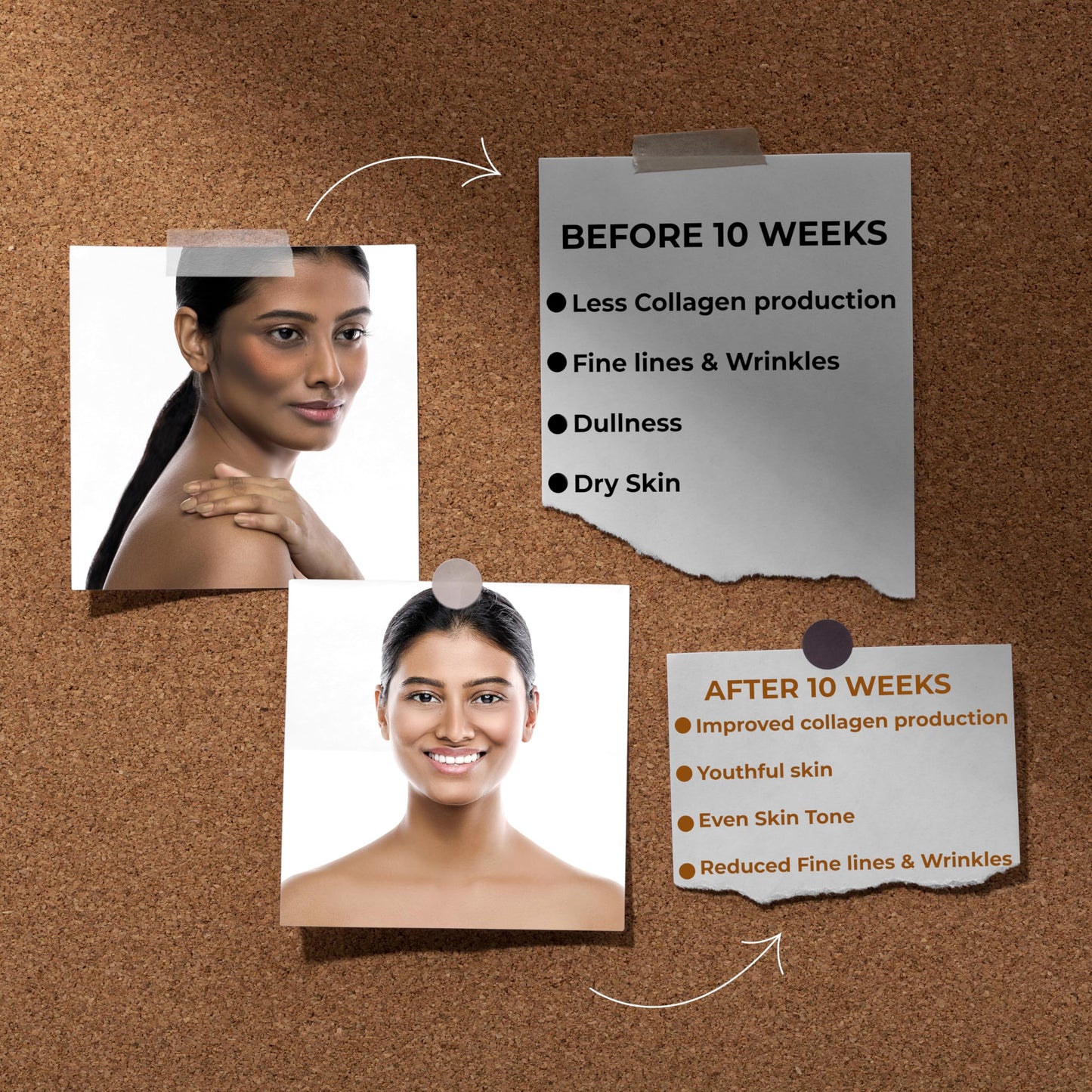 Health Veda Organics Plant Based Skin Radiance Collagen Builder with Vi- image 3