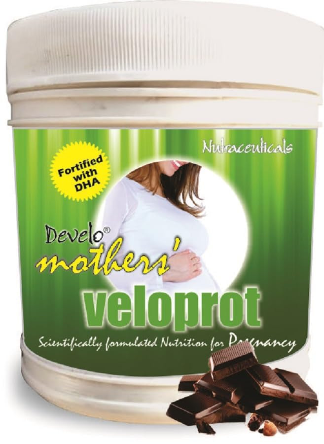 Develo Pregnancy & Lactation Protein Powder, Supplement for Pregnant Women & Lactating/Breastfeeding Mothers -500 g (Chocolate)