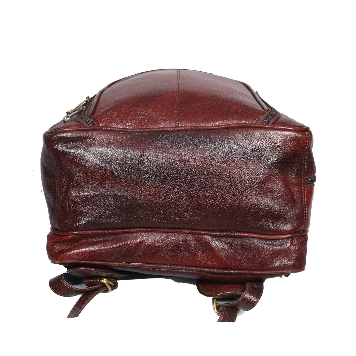 Obani Genuine Leather Laptop Backpack Brown