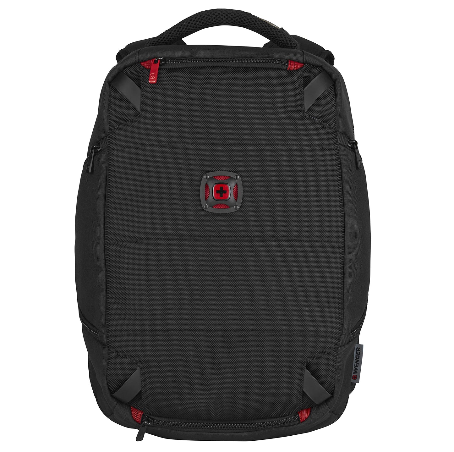Wenger WEEKEND LIFESTYLE TECHPACK 14 Inch Laptop Backpack with Tablet Pocket, customizable padded dividers, built in rain cover (12 Litre)-blend of style & function, Swiss designed, 606488