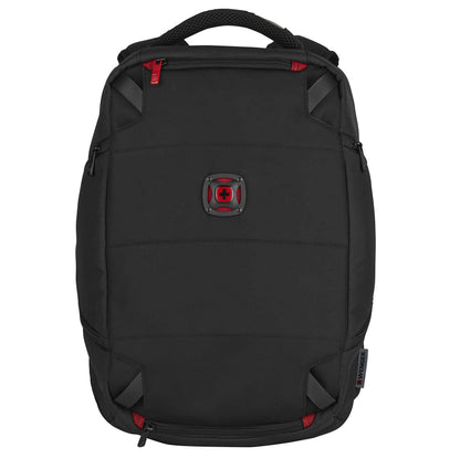 Wenger WEEKEND LIFESTYLE TECHPACK 14 Inch Laptop Backpack with Tablet Pocket, customizable padded dividers, built in rain cover (12 Litre)-blend of style & function, Swiss designed, 606488