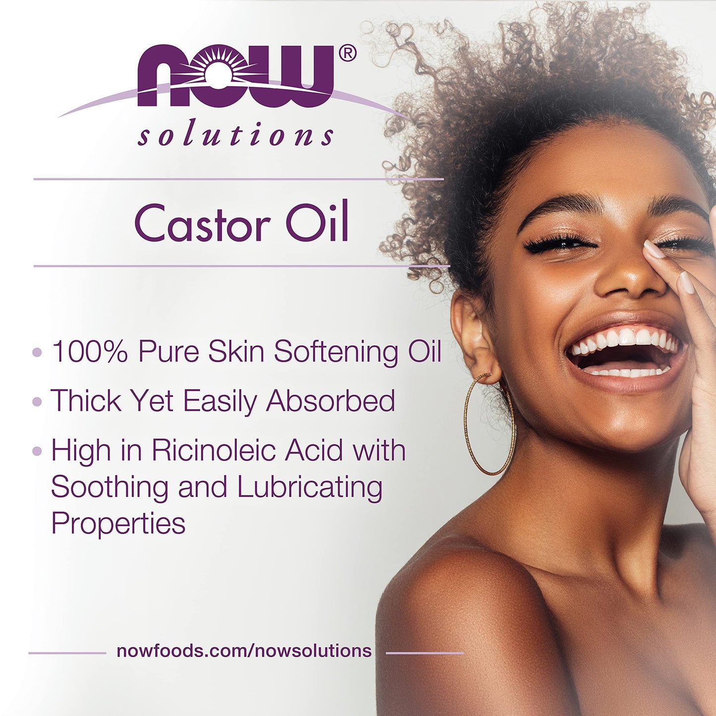 Now Foods Solutions Castor Oil, 16 fl oz (473 ml)- image 5