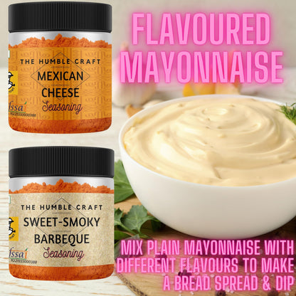 The Humble Craft Mexican Cheese Popcorn Seasoning Powder - Fajita, Fries, Taco/Tacos, Nachos, Tortillas, Burrito, Enchilada - Cheese Powder - 250gms