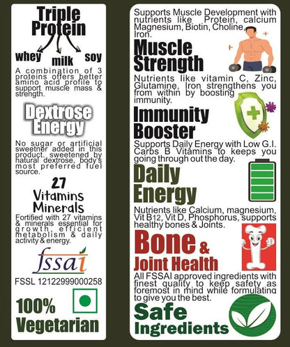 Develo Diabetic Protein Powder Sugar Free Supplement for Men & Women –- image 3