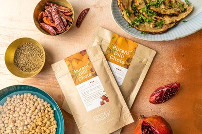 Spiced Right Purani Dilli Chana/Chole Masala Powder (200 Gm) Blended with Traditional Indian Spice & Flavors for an Authentic Taste | Best for Cooking Sabji, Chhole, Chana, & Chickpeas