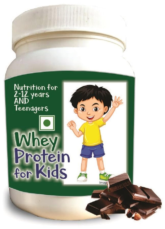 Develo Whey Protein Powder for Little Kids (2-12 years) & Teenager Children, Boys & Girls - 1kg Chocolate Flavour