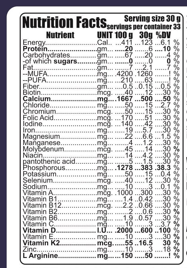 Develo Calcium & Protein Powder for Bone Health & Fracture Healing - 1- image 7