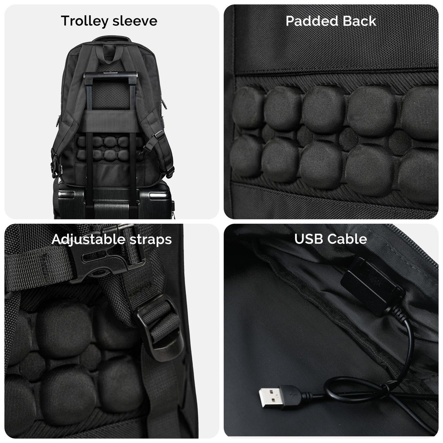 THE CLOWNFISH Haven Series Laptop Bag | Office travel with USB port & c- image 3