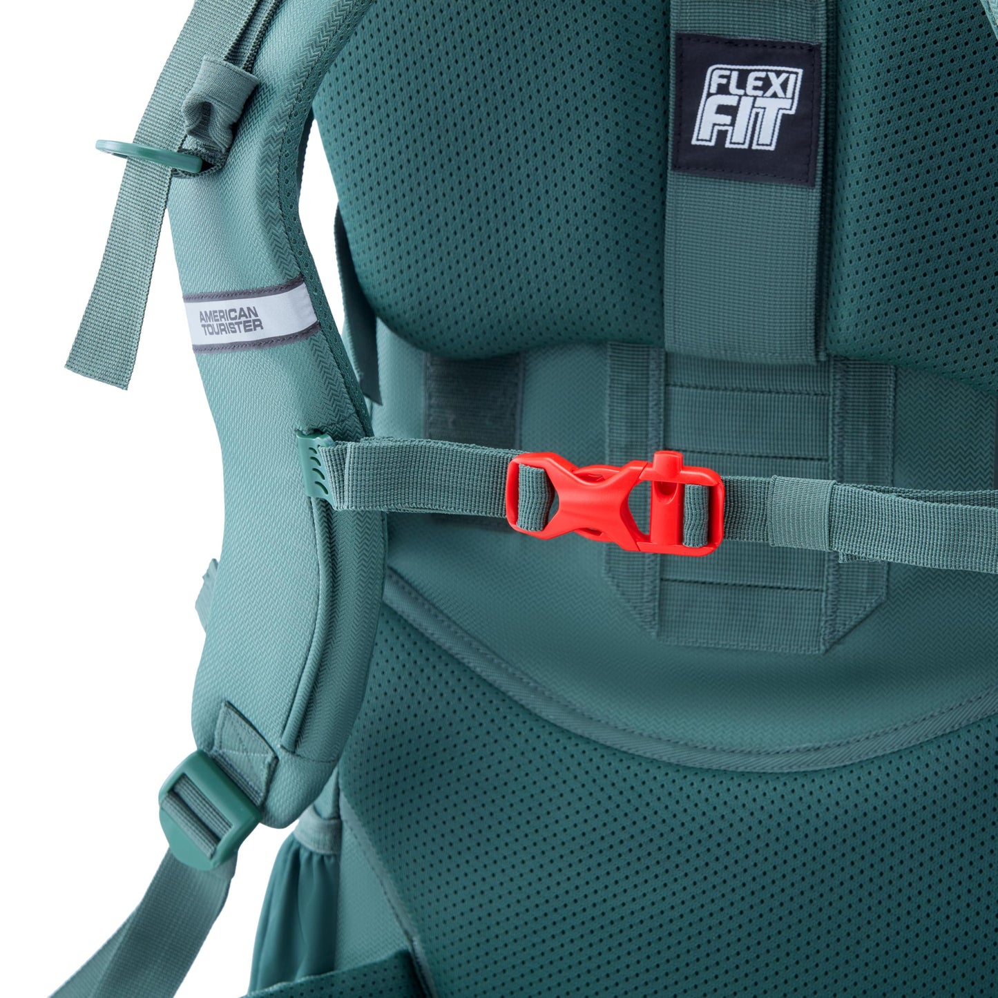 American Tourister Yeti Pro | 60 Ltrs | 2 Compartments | Bottle Pocket | Ergonomic Padded Back Panel & Shoulder Straps | Rucksack | 1 Year International Warranty | Green