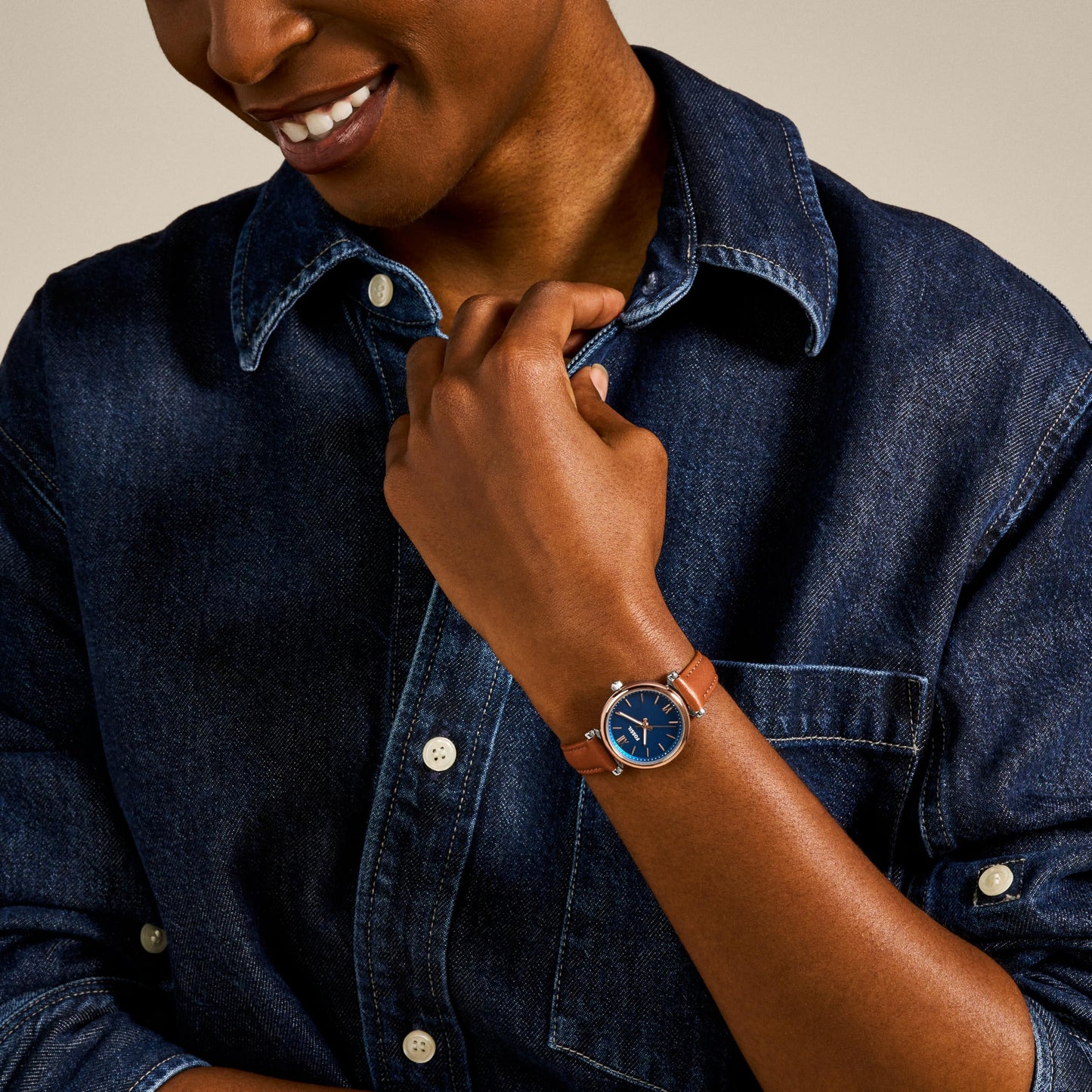 Fossil Carlie Mini Brown Watch ES4701