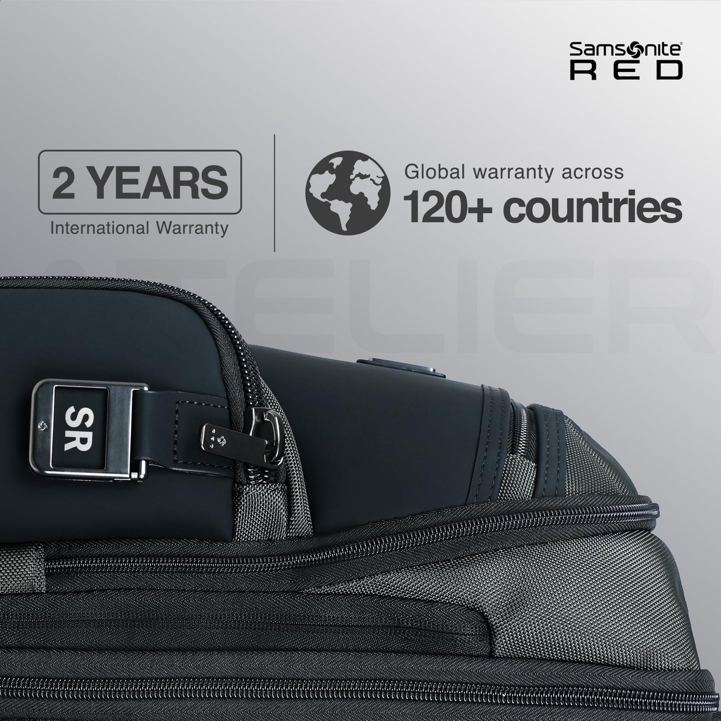 Samsonite Atlier | 14'Laptop Compartment| 18 L Volume| Multiple Compartment| Sleek Design |Work Backpack | Olive | 2 Years International Warranty