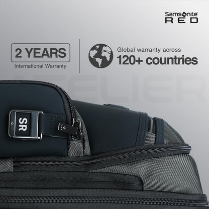 Samsonite Atlier | 14'Laptop Compartment| 18 L Volume| Multiple Compartment| Sleek Design |Work Backpack | Olive | 2 Years International Warranty