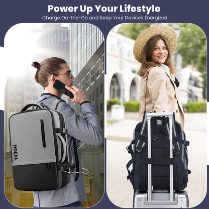 HOEXL 42L Expandable Laptop Backpack- Premium Laptop Backpacks for Men,- image 4