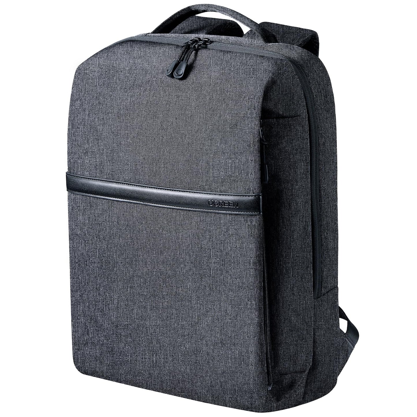 UGREEN Laptop Backpack 15.6'' School Backpack 【Large Capacity】 Ergonomic Travel Laptop Backpack for Men and Women 【Shockproof & Waterproof】 BookBag for College Laptop Bag Fit For Laptops Up to 15.6'', Grey, 37*28.5*11cm