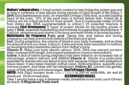 Develo Pregnancy & Lactation Protein Powder, Supplement for Pregnant Women & Lactating/Breastfeeding Mothers -500 g (Banana)