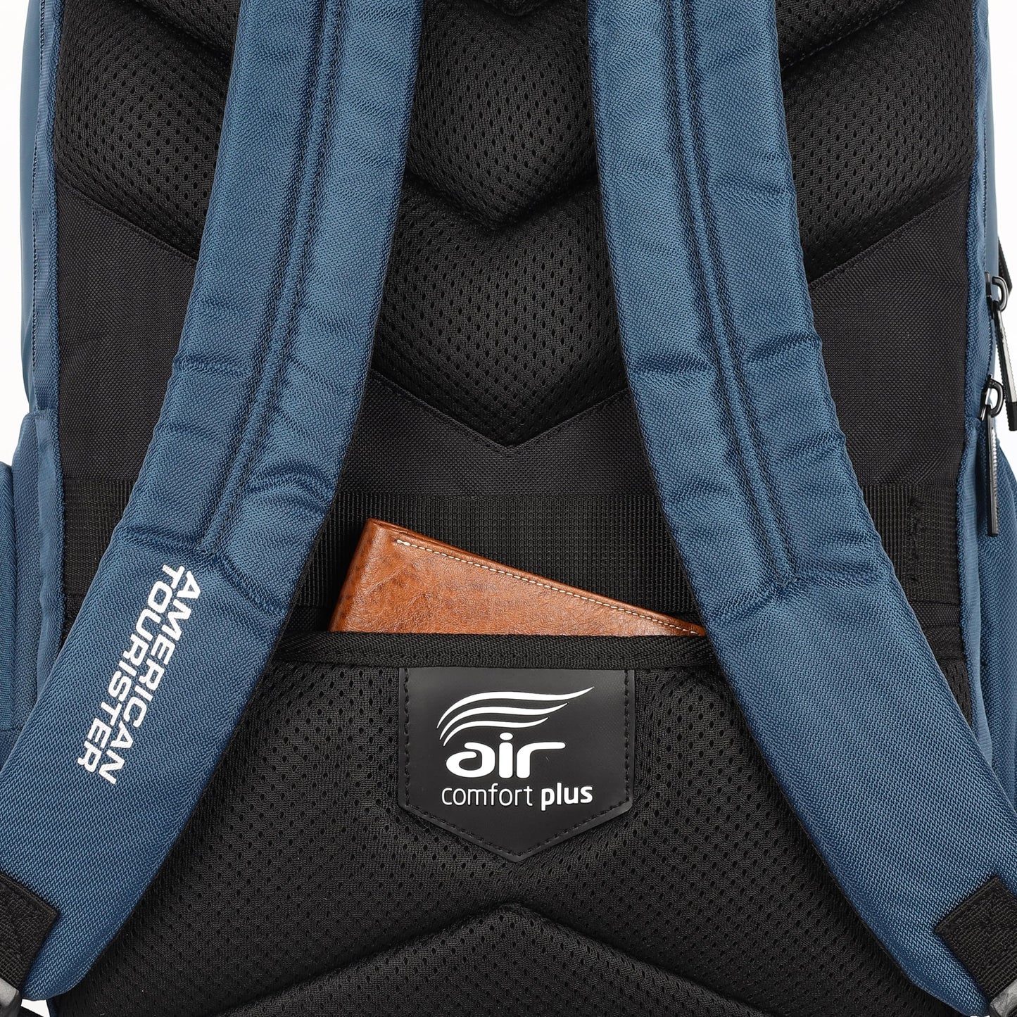 American Tourister Segno 2.0 Polyester Unisex 5 Compartment Laptop Backpack (Blue, FREE SIZE)