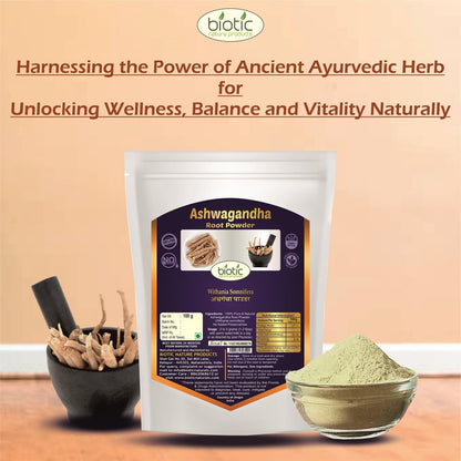 Biotic Safed Musli, Ashwagandha & Shatavari Powder - 300gms (100gms eac- image 3