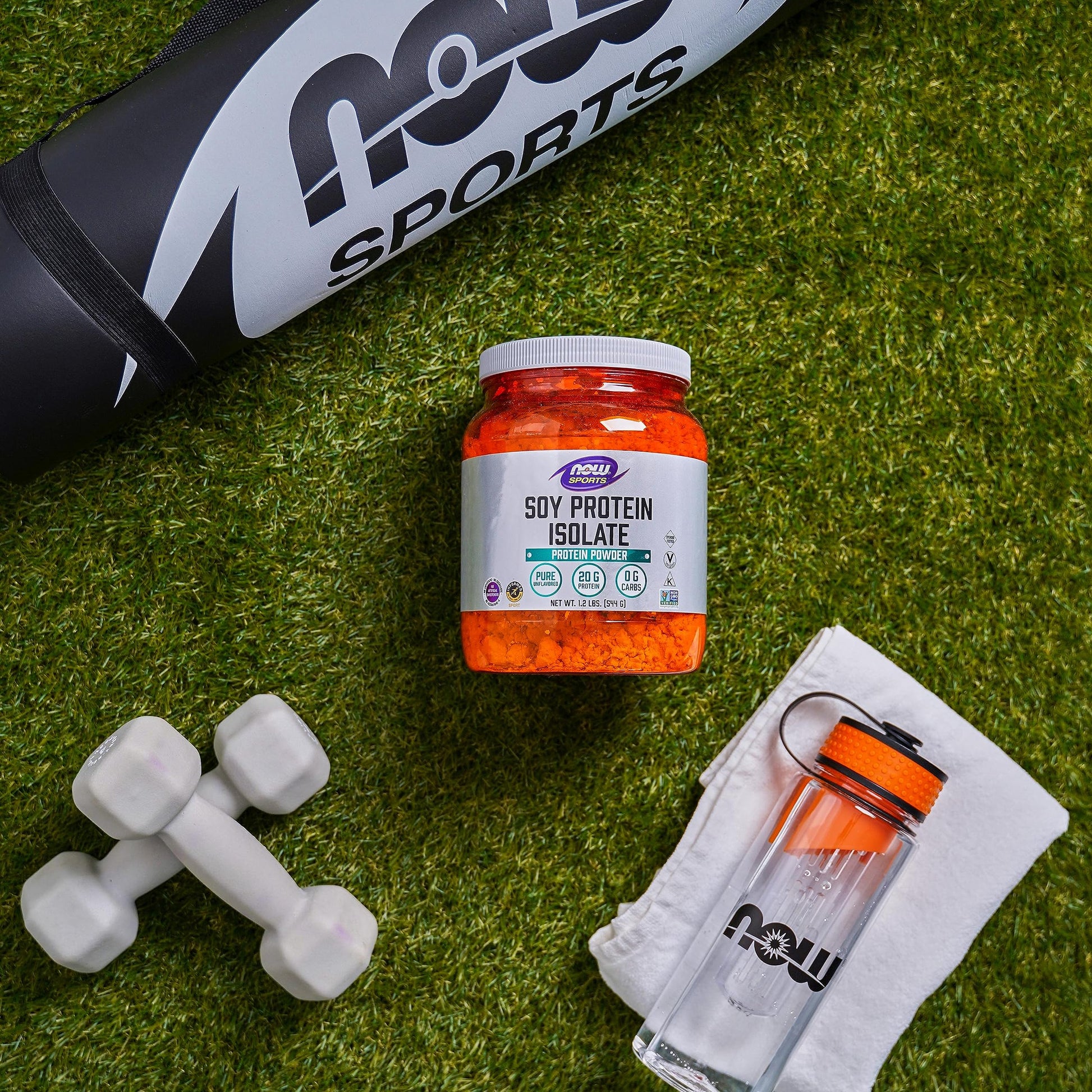 Now Foods Soy Isolate, Non-GMO, Pure, Unflavoured 544g- image 3